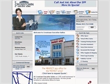 Tablet Screenshot of crosstownexecutivesuites.com